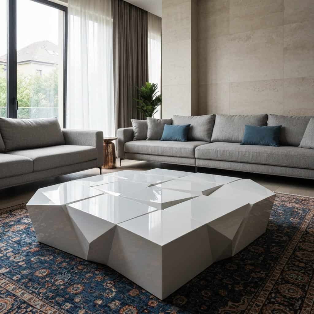 Stolik kawowy – okrągły, kwadratowy czy owalny? Wybór idealnego kształtu dla Twojego wnętrza