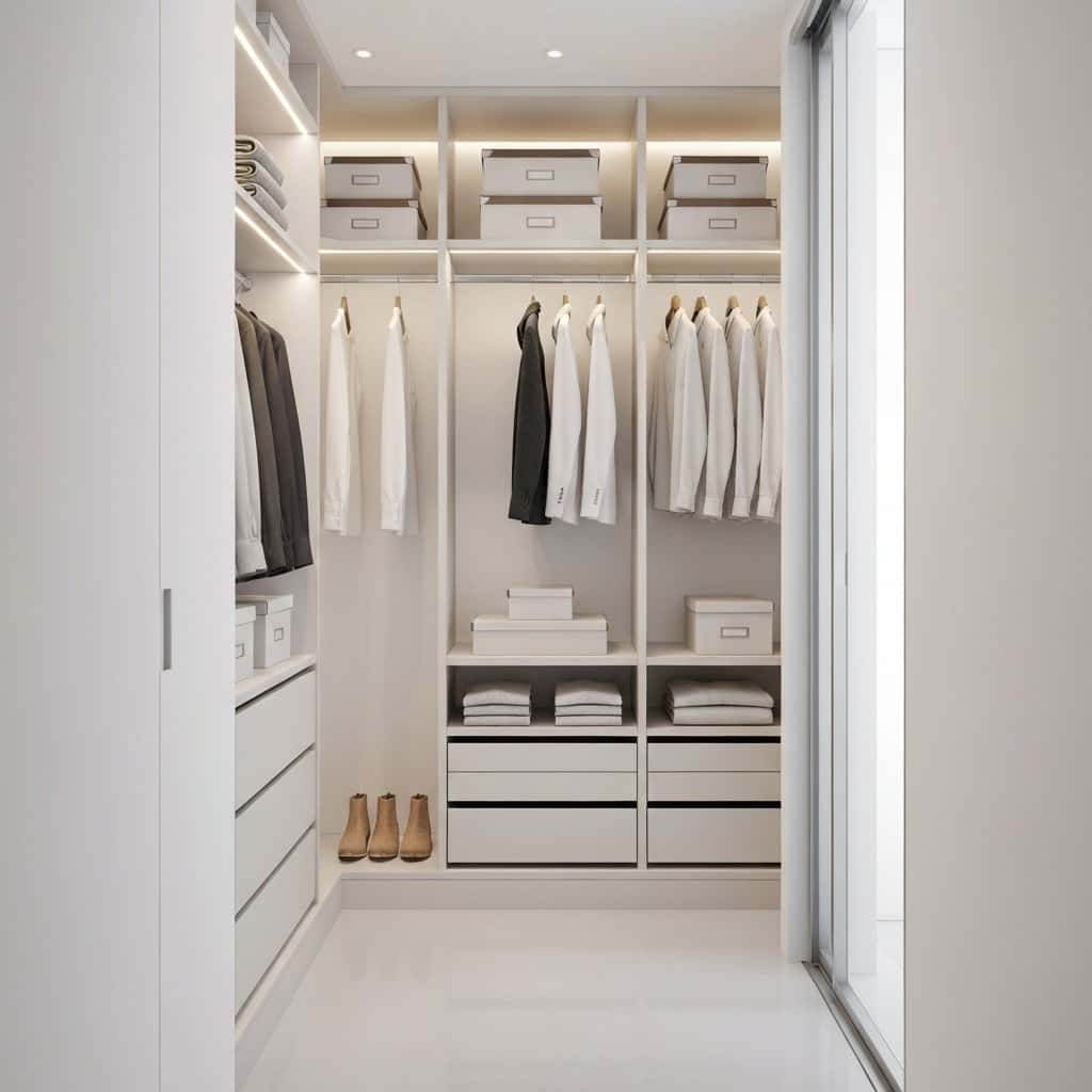 Jak zorganizować szafę w bardzo małej przestrzeni: Praktyczny poradnik