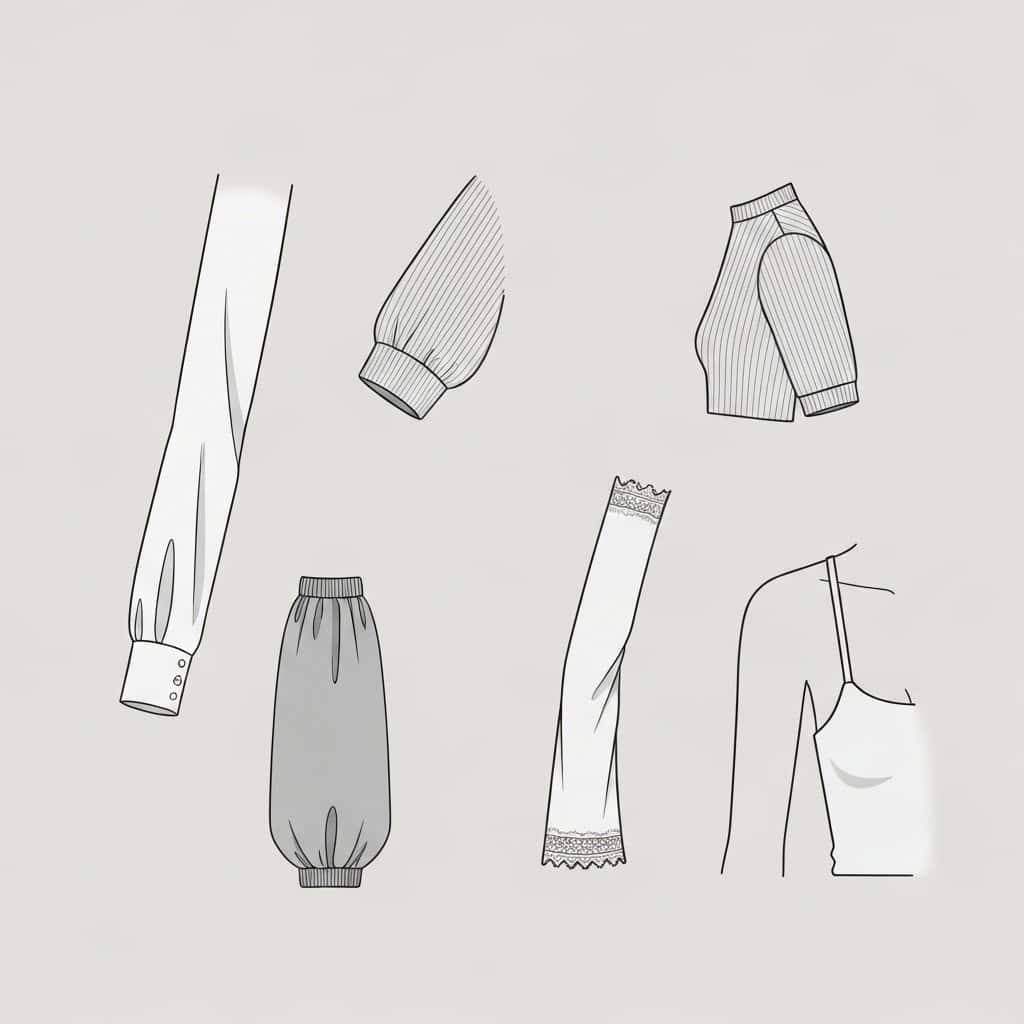 Słowniczek mody: Przegląd najpopularniejszych typów rękawów